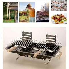 BBQ Grill Tischgrill Hibachi Kohlegrill Mini-Grill f�r Balkon & unterwegs