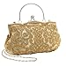 MG Collection Adele Embroidered Seed-Beaded Evening Purse