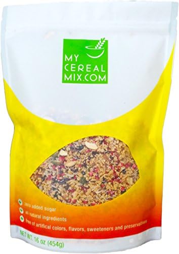 Low Carb High Protein Cereal - Nuts, Seeds and Fruits No Sugar Added All-Natural Grain-Free Cereal (Blueberry and Raspberry)