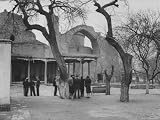 15th Century Mosque in Baku Being Visited by Henry Cabot Lodge, Jr Photographic Poster Print by Carl Mydans, 16x12