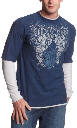 Dickies Men's Long Sleeve Slub Jersey Hangdown
