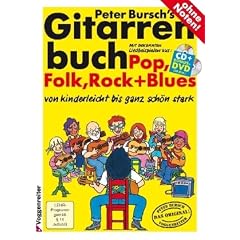 Gitarrenbuch, m. CD-Audio, Bd.1, Mit bekannten Liedbeispielen aus Pop, Folk, Rock & Blues von kinderleicht bis ganz sch�n stark: Das popul�rste ... ganz sch�n stark. Pop, Folk, Rock und Blues