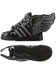 Shoes: Adidas ObyO JS Jeremy Scott Wings 2.0 Mesh S77840 Black/White Infants Kids Shoes (size 6K)