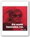 Quotes: The world fascinates me by Andy Warhol 10"x10" Art Print Poster