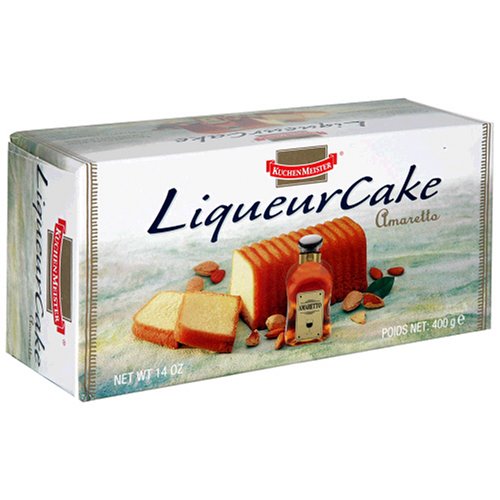 KuchenMeister Amaretto Cake, 14-Ounces (Pack of 4)