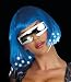 Dreamgirl Light Up Blue Wig Costume Accessory