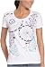Esprit Women's Short-Sleeved Slub Jersey Graphic Print T-Shirt