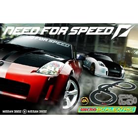 Micro Scalextric G1058 EA Games Need For Speed 1:64 Scale Race Set
