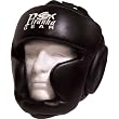 Piranha Gear Leather head guard w/ chin and cheek padding