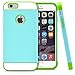 iPhone 6S Plus Case, iPhone 6 Plus Case, MagicMobile Hybrid Hard Protective Slim Durable Case for Apple iPhone 6S Plus / 6 Plus (5.5') Dual Layer TPU Hard PC Armor Cute Cover - Light Blue -Neon Green