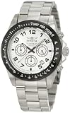 Stainless Steel Speedway Quartz Chronograph Silver Dial