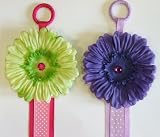 Handmade Daisy Hair Bow Holder