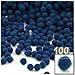 The Crafts Outlet 100-Piece Multi Purpose Pom Poms, Acrylic, 7mm/0.28-inch, Round, Royal Blue