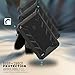 Poetic Fire 7 2015 Case, Revolution [Premium Rugged][Shock Absorption & Dust Resistant] Complete Protection Hybrid Case w/Built-in Screen Protector for Amazon Fire 7 5th Gen (2015) Black/Black
