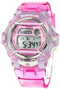 Casio Women's BG169R-4 Baby-G Pink Whale Digital Sport Watch