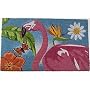 Tropix Flamingo Garden Outdoor Mat