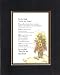 Touching and Heartfelt Poem for Sisters - I'm So Glad You're My Sister Poem on 11 x 14 inches Double Beveled Matting