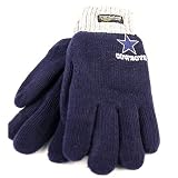 Dallas Cowboys Thinsulate Lined Acrylic Gray Top Gloves