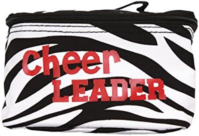 Cheerleader Zebra Print Make-Up Bag (Black/White Zebra)