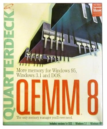 Quarterdeck Qemm 8 More Memory for Windows 95, Windows 3.1 and Dos