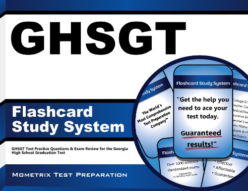 ghsgt flashcard study system ghsgt test practice questions  exam review for the georgia high school graduation