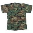Rothco Woodland Camo Tshirt Mens - Xlarge