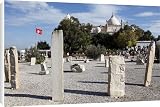 Canvas Prints of Byrsa Hill, St. Louis Cathedral and scattered Punic ruins, Carthage, UNESCO from Robert Harding