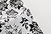 SSLR Men's Flower Buttondown Short Sleeve Shirt (Medium, White Black)