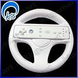 Steering Wheel for Wii Mario Kart Racing Game White