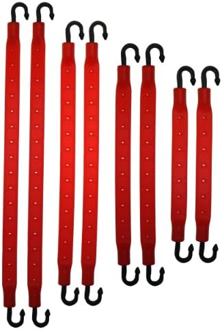 StrapGear Utility Strap with Matching Color Hooks 8-Pack