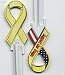Ribbons - Yellow Ribbon (Support Our Troops) House Key Schlage SC1