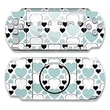 Heart & Heart Design Decorative Protector Skin Decal Sticker for PSP-3000
