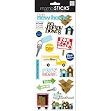 Stickers 5.5"X12" Sheet-Our New Home