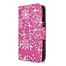 Cellularvilla Wallet Case for BLU Life Play L100A Pink Glitter Pu Leather Wallet Card Flip Open Pocket Case Cover Pouch