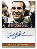 BATTLESTAR GALACTICA SEASON 4 TRADING CARDS COLBY JOHANNSON AS DWIGHT SAUNDERS SIGNED CARD