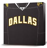 NHL Dallas Stars Dark Jersey Canvas Print (20 x 20)