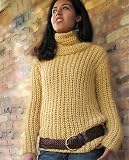 Misti Alpaca Detachable Turtleneck Sweater (#645)