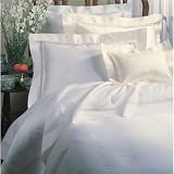 SFERRA Diamante Ivory Silk Duvet Cover; FULL / QUEEN
