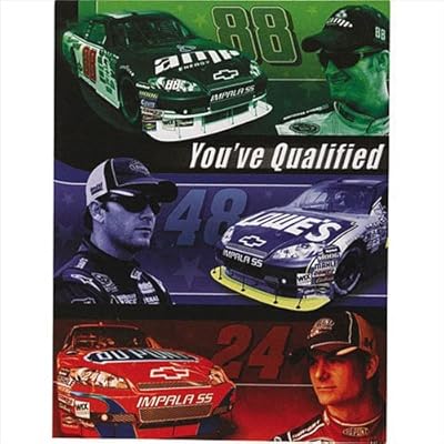 NASCAR 'Dale Jr., Gordon and Johnson' Invitations and Thank You Notes w/ Envelopes (8ct ea.)