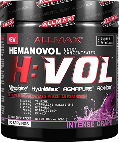Allmax Nutrition H:VOL Intense Grape - 10.1 oz.