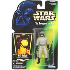  Star Wars POTF2 Power of the Force Green Card Hologram ATST Driver