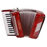 Produkt-Bild: Classic Cantabile 48 Bass Akkordeon "Secondo", Rot