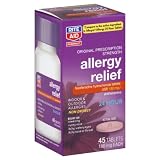 Rite Aid Allergy Relief, Indoor & Outdoor, Original Prescription Strength, 24 Hour, Tablets, 45 ct