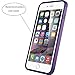 ULAK iPhone 6 Plus Case, iPhone 6S Plus Case Anti-Scratch Protective Shell TPU Bumper Cover Card Slot Holder for iPhone 6/6S Plus 5.5 inch-Purple