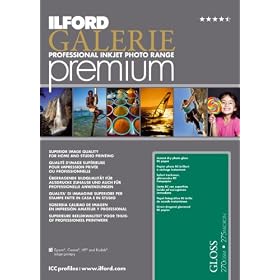 Ilford GALERIE Premium Gloss 13x19 Inches, 25 Sheet Pack 2002135