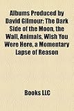 Albums Produced by David Gilmour: The Dark Side of the Moon, the Wall, Animals, Wish You Were Here, a Momentary Lapse of Reason-