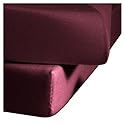 fleuresse L-001115-4074-0100 Jersey Spannbettlaken - Jenny C 100 x 200 cm pflaume