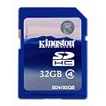 Kingston - Tarjeta de memoria SDHC de 32 GB (clase 4)