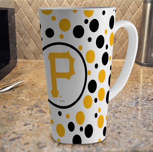 MLB Pittsburgh Pirates 16-Ounce White Latte Mug