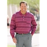 KingSize Premium&reg; Jacquard Print Polo at KingSize